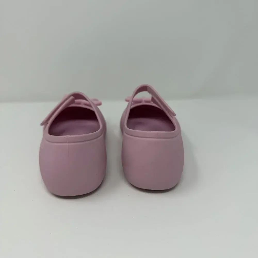 Crocs Kids Pink Bow Mary Jane Flats C10